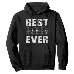 Guitar Father Hoodie Funny Best Dad Ever D A D Chord Gifts Guitarist Papa TS11 Black Print Your Wear