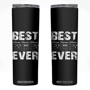 Guitar Father Skinny Tumbler Funny Best Dad Ever D A D Chord Gifts Guitarist Papa TS11 Black Print Your Wear