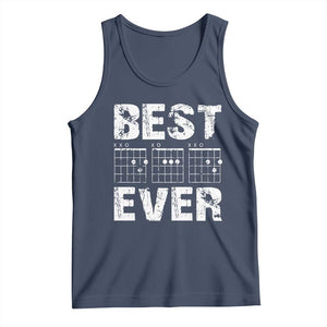 Guitar Father Tank Top Funny Best Dad Ever D A D Chord Gifts Guitarist Papa TS11 Navy Print Your Wear