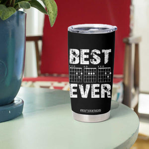 Guitar Father Tumbler Cup Funny Best Dad Ever D A D Chord Gifts Guitarist Papa TS11 Print Your Wear