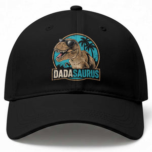 Dinosuar Dad Baseball Cap Funny Dadasaurus Fathers Day Family Matching TS11 Print Your Wear