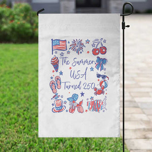 The Summer USA Turned 250 1776 2026 4th of July Garden Flag TS11 Print Your Wear