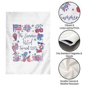 The Summer USA Turned 250 1776 2026 4th of July Garden Flag TS11 Print Your Wear