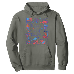 The Summer USA Turned 250 1776 2026 4th of July Hoodie TS11 Military Green Print Your Wear