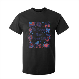 The Summer USA Turned 250 1776 2026 4th of July T Shirt For Kid TS11 Black Print Your Wear