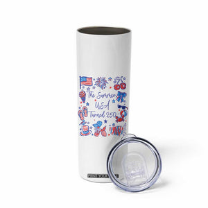The Summer USA Turned 250 1776 2026 4th of July Skinny Tumbler TS11 Print Your Wear