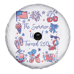 The Summer USA Turned 250 1776 2026 4th of July Spare Tire Cover TS11 Print Your Wear