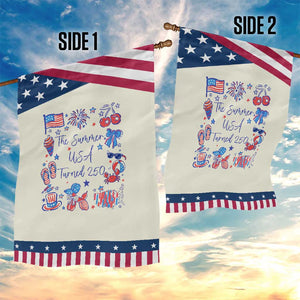 The Summer USA Turned 250 1776 2026 4th of July Patriotic Garden Flag TS11 Print Your Wear