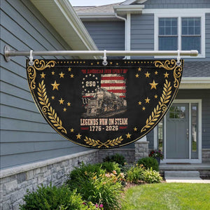Train USA 250th Anniversary Patriotic Fan Flag American Iron Spirit Steam Locomotive Railroad Train Engine TS11 2pcs pack Vintage Black Print Your Wear