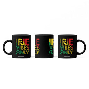 Irie Vibes Only Coffee Mug Rasta Reggae Roots Flag Music TS11 Print Your Wear