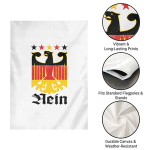 Funny German Eagle Garden Flag Vintage Nein No Germany Souvenir Oktoberfest TS11 Print Your Wear