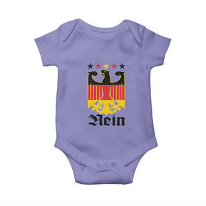 Funny German Eagle Baby Onesie Vintage Nein No Germany Souvenir Oktoberfest TS11 Violet Print Your Wear