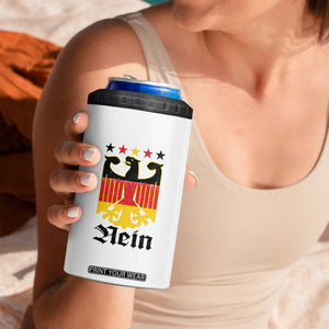 Funny German Eagle 4 in 1 Can Cooler Tumbler Vintage Nein No Germany Souvenir Oktoberfest TS11 Print Your Wear