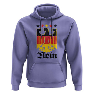 Funny German Eagle Hoodie Vintage Nein No Germany Souvenir Oktoberfest TS11 Violet Print Your Wear