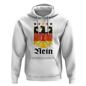 Funny German Eagle Hoodie Vintage Nein No Germany Souvenir Oktoberfest TS11 White Print Your Wear
