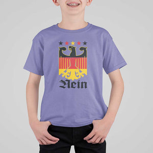 Funny German Eagle T Shirt For Kid Vintage Nein No Germany Souvenir Oktoberfest TS11 Violet Print Your Wear