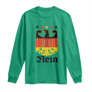 Funny German Eagle Long Sleeve Shirt Vintage Nein No Germany Souvenir Oktoberfest TS11 Irish Green Print Your Wear