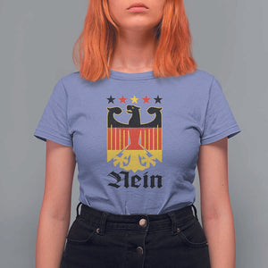 Funny German Eagle T Shirt For Women Vintage Nein No Germany Souvenir Oktoberfest TS11 Violet Print Your Wear