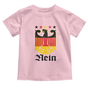 Funny German Eagle Toddler T Shirt Vintage Nein No Germany Souvenir Oktoberfest TS11 Light Pink Print Your Wear