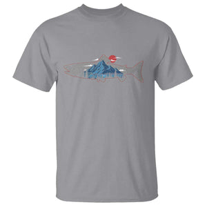 Trout Fly Fish Nature Montane Forest Fishing Camping T Shirt TS11 Sport Gray Print Your Wear