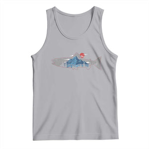 Trout Fly Fish Nature Montane Forest Fishing Camping Tank Top TS11 Athletic Heather Print Your Wear