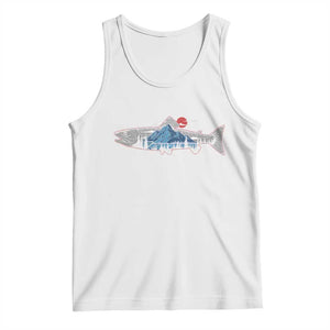 Trout Fly Fish Nature Montane Forest Fishing Camping Tank Top TS11 White Print Your Wear