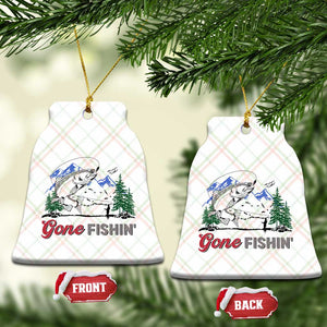 Gone Fishing Ceramic Ornament Trout Fishing Lover Montane Forest TS11 Print Your Wear