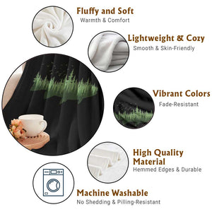 Trout Fly Fishing Outdoor Forest Nature Wildlife Fisherman Throw Blanket TS11 Print Your Wear