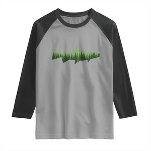 Trout Fly Fishing Outdoor Forest Nature Wildlife Fisherman Raglan Shirt TS11 Sport Gray Black Print Your Wear
