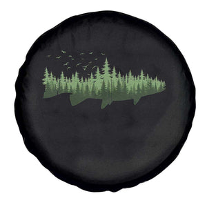 Trout Fly Fishing Spare Tire Cover - Outdoor Forest Nature Wildlife Fisherman Gift TS11 Print Your Wear