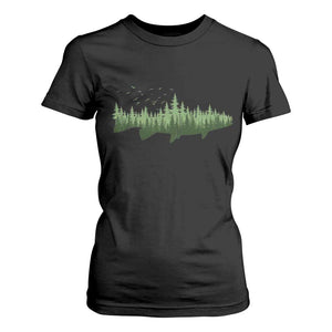 Trout Fly Fishing Outdoor Forest Nature Wildlife Fisherman T Shirt For Women TS11 Black Print Your Wear