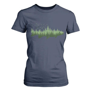 Trout Fly Fishing Outdoor Forest Nature Wildlife Fisherman T Shirt For Women TS11 Navy Print Your Wear