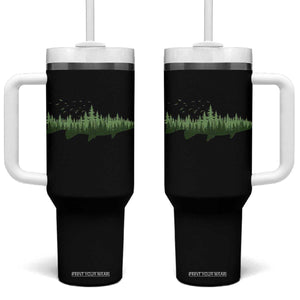 Trout Fly Fishing Outdoor Forest Nature Wildlife Fisherman Tumbler With Handle TS11 One Size: 40 oz Black Print Your Wear