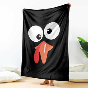 Funny Thanksgiving Throw Blanket Silly Turkey Autumn Season TS11 Print Your Wear