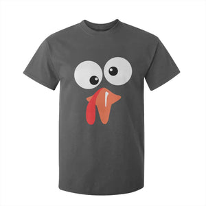 Funny Thanksgiving T Shirt For Kid Silly Turkey Autumn Season TS11 Dark Heather Print Your Wear