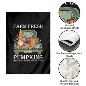 Thanksgiving Garden Flag Farm Fresh Pumpkins Apples Hayrides Cider Autumn Season TS11 Print Your Wear