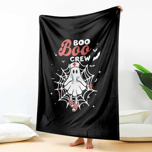 Halloween Nurse Throw Blanket Boo Boo Crew Cute Ghost Nursing TS11 Print Your Wear