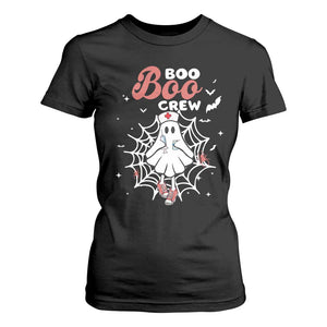 Halloween Nurse T Shirt For Women Boo Boo Crew Cute Ghost Nursing TS11 Black Print Your Wear