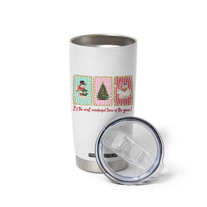 It's The Most Wonderful Time Of The Year Tumbler Cup Coquette Christmas TS11 Print Your Wear