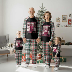 Funny Pink Trump Xmas Plaid Pajama Set I'll Be Home For Christmas White House TS11 Christmas Plaid Print Your Wear