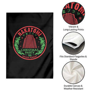 Christmas Nakatomi Plaza Garden Flag Christmas Party 1988 Never Forget Xmas Mistletoe TS11 Print Your Wear