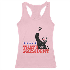 That's My President Trump 2024 Racerback Tank Top President 45 And 47 US Election TS11 Light Pink Print Your Wear