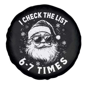 67 Meme Christmas Santa Spare Tire Cover Funny I Check The List 67 Times TS11 Print Your Wear
