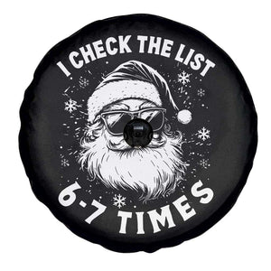 67 Meme Christmas Santa Spare Tire Cover Funny I Check The List 67 Times TS11 Print Your Wear