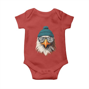 Philadelphia Fan Baby Onesie Eagles Sport Philly Fan Game Day TS11 Red Print Your Wear