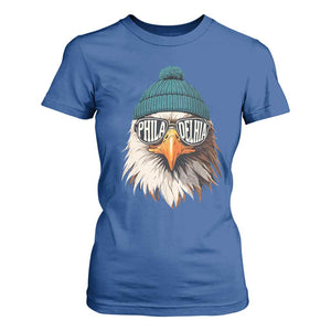 Philadelphia Fan T Shirt For Women Eagles Sport Philly Fan Game Day TS11 Royal Blue Print Your Wear