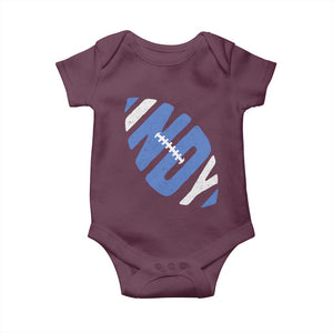 IFC Blue Football Lovers Game Day Baby Onesie TS11 Maroon Print Your Wear