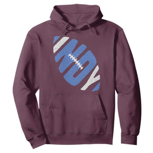 IFC Blue Football Lovers Game Day Hoodie TS11 Maroon Print Your Wear