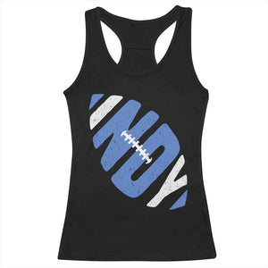 IFC Blue Football Lovers Game Day Racerback Tank Top TS11 Black Print Your Wear