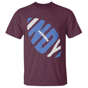 IFC Blue Football Lovers Game Day T Shirt TS11 Maroon Print Your Wear